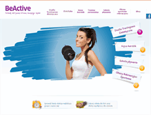 Tablet Screenshot of be-active.net.pl