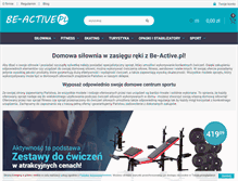 Tablet Screenshot of be-active.pl